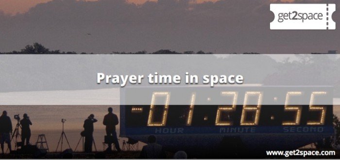 Prayer time in Space